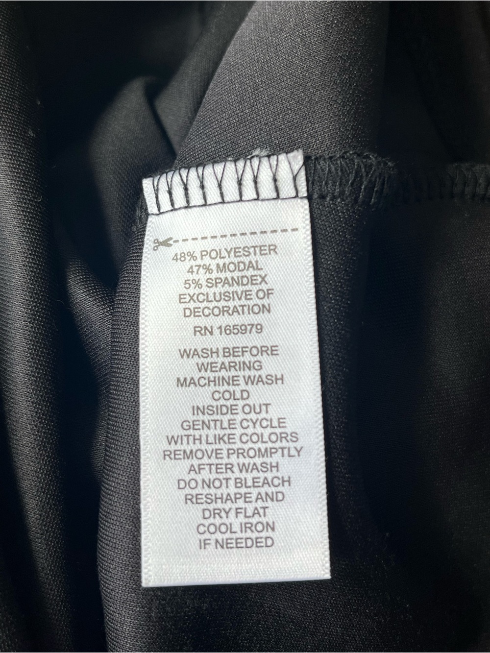 Cable & Gauge Black Drawstring Waist Pullover Size XS - Picture 7 of 13